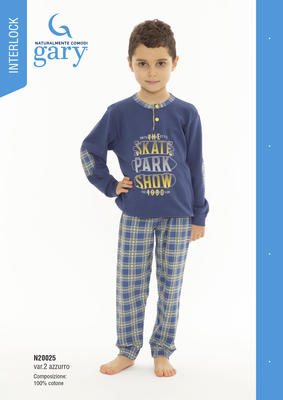 PIGIAMA BAMBINO M/L N20025 Tellini S.R.L. Großhandelskleidung